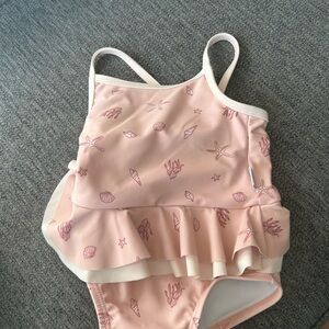 Gerber Pink Seashell One Piece Swimsuit